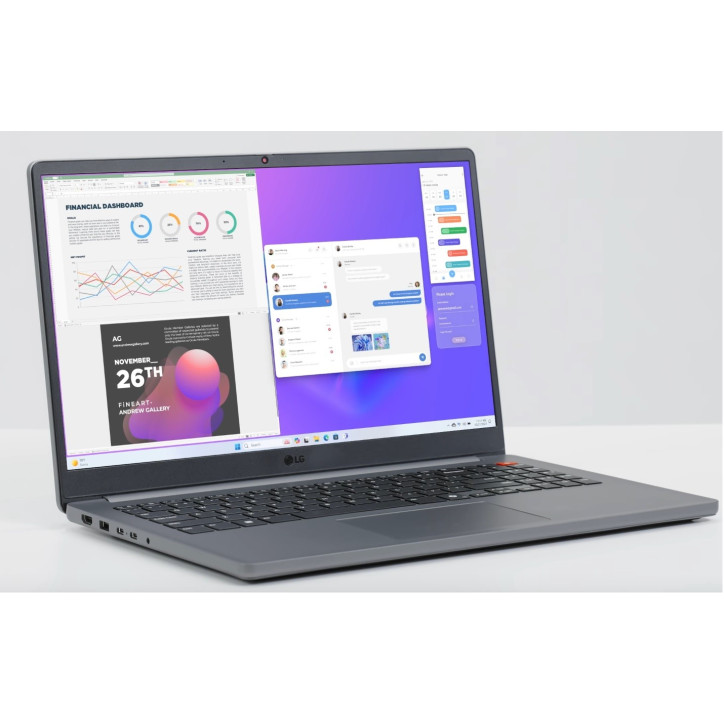 Mocny laptop 15,6 " LG Gram i5-1334U 32GB  512GB SSD 15.6" FHD Win11 Srebrny