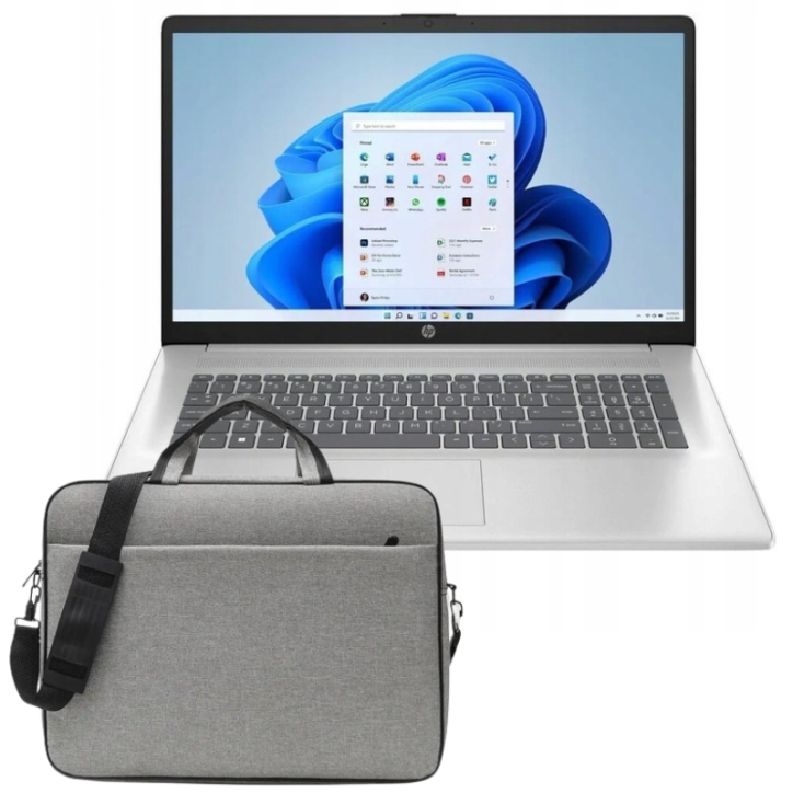 Laptop HP 17  INTEL CORE 5 120U 32GB 512GB SSD  FullHD Win 11 Srebrny