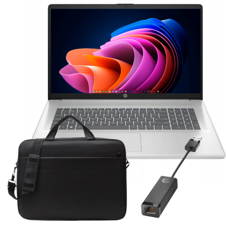 Laptop HP 17 INTEL CORE 5 120U 32GB 1TB SSD FullHD Win 11 Srebrny Laptop HP 17 INTEL CORE 5 120U 32GB 1TB SSD FullHD Win 11 Srebrny