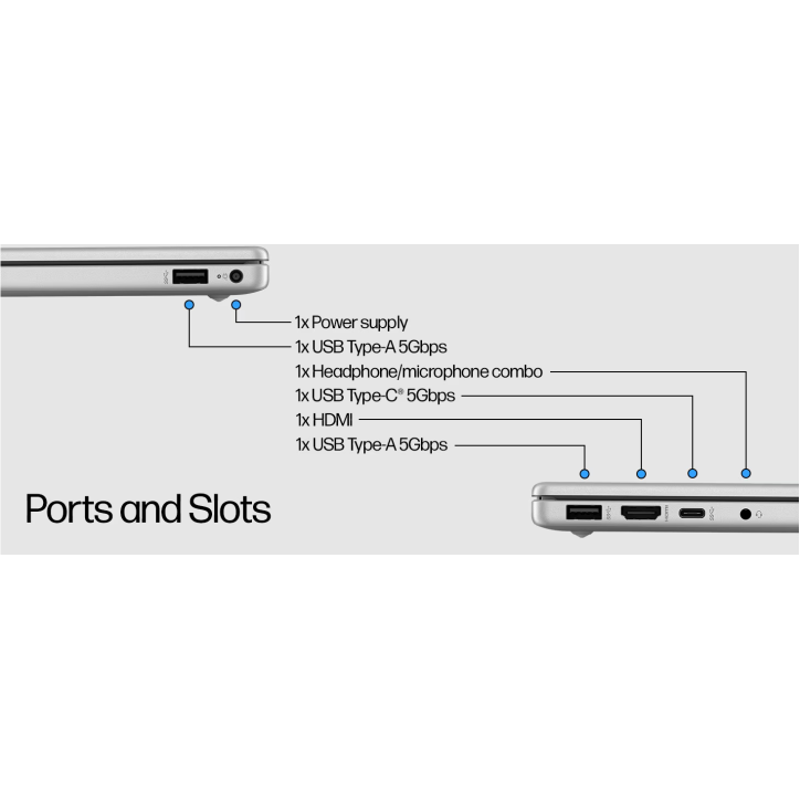 HP FHD i5-1335U 16 1TS W11 17,3"(1920x1080) BT NATURAL SILVER Backlit Keyboard Laptop HP FHD i5-1335U 16 1TS W11 17,3"(1920x1080) BT NATURAL SILVER Backlit Keyboard Laptop