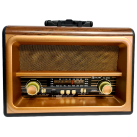 Radio Vintage FM akumulatorowe z Bluetooth USB