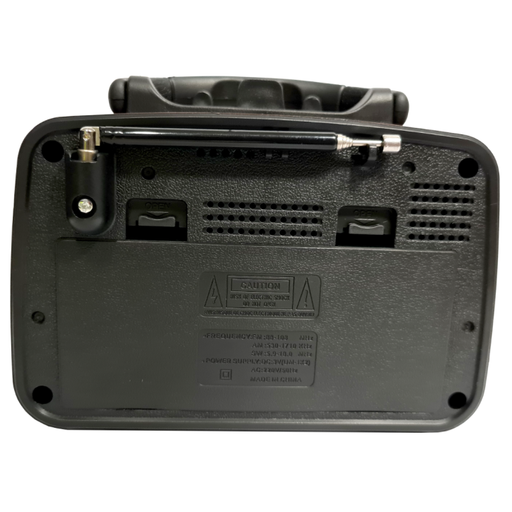 Radio Vintage PRL FM akumulatorowe z Bluetooth USB ICF-F21 środek lico brąz