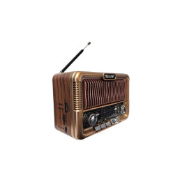 Radio Vintage PRL FM akumulatorowe z Bluetooth USB RX-6060BT