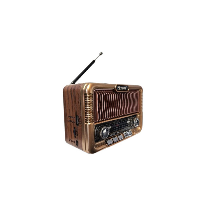 Radio Vintage PRL FM akumulatorowe z Bluetooth USB RX-6060BT