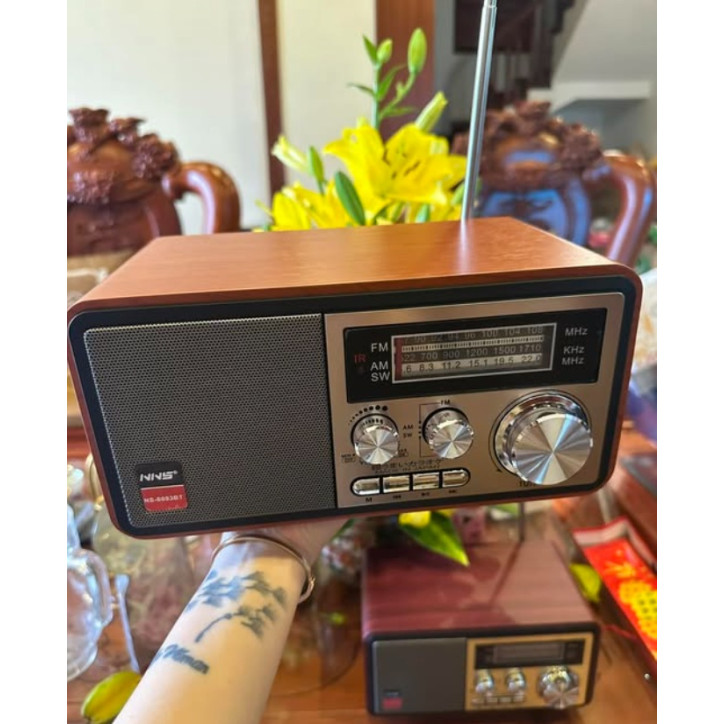 Radio sieciowo-bateryjne FM Golon kol 2 / Radio Stella RetroAudio NS-8093BT FM Sieciowo-bateryjne