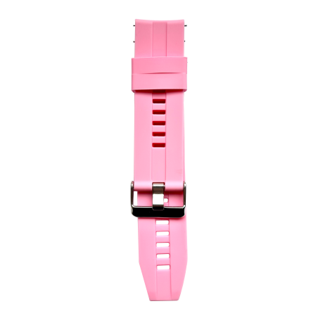 Opaska Pasek  ZL02 K22 PINK 22mm Silikon Różowa Smartwatch