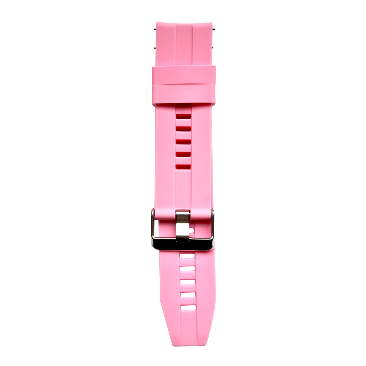 Opaska Pasek  ZL02 K22 PINK 22mm Silikon Różowa Smartwatch