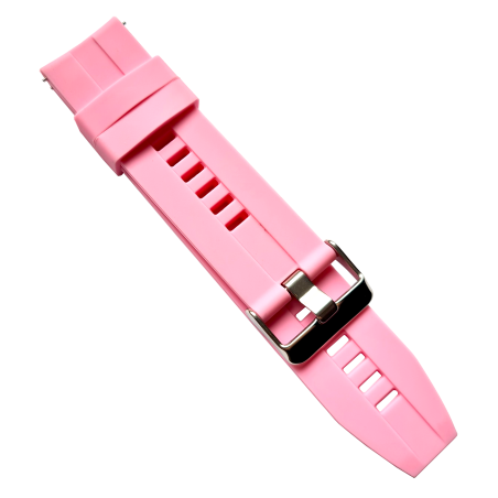 Opaska Pasek  ZL02 K22 PINK 22mm Silikon Różowa Smartwatch