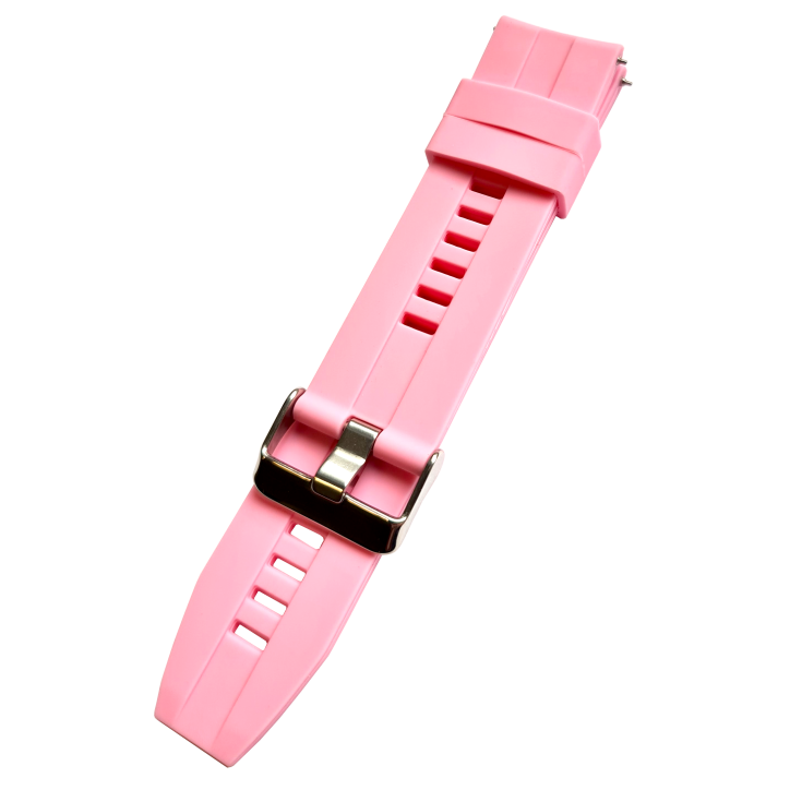 Opaska Pasek  ZL02 K22 PINK 22mm Silikon Różowa Smartwatch