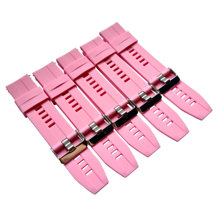 Opaska Pasek  ZL02 K22 PINK 22mm Silikon Różowa Smartwatch