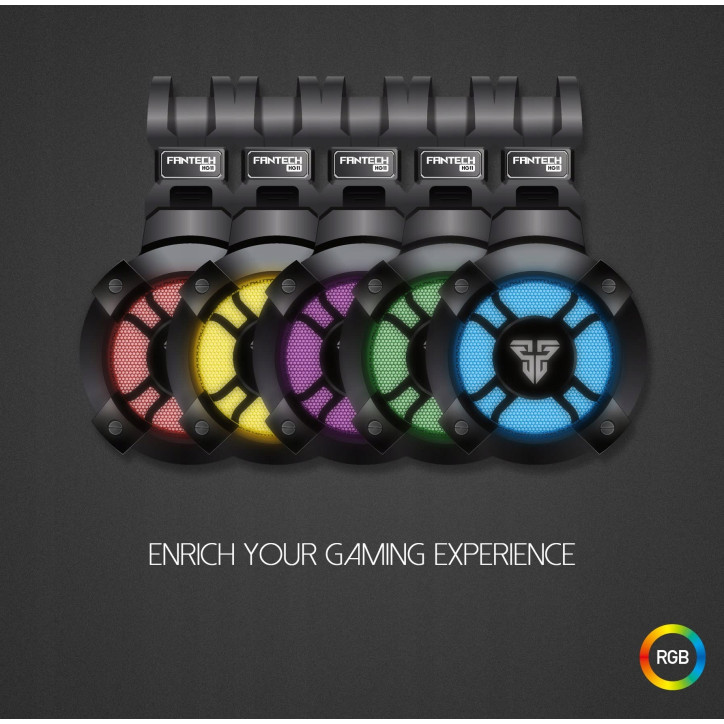 Słuchawki nauszne Fantech HG11 czarne Captain Space Edition