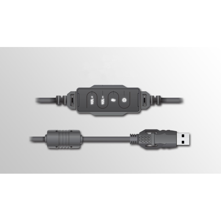 Słuchawki nauszne Fantech HG11 czarne Captain Space Edition