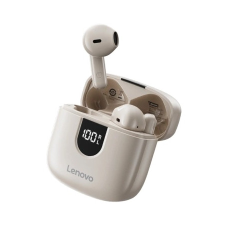 Słuchawki Lenovo EA120 białe / Słuchawki Lenovo EA120 TWS Bezprzewodowe bluetooth 5.4 Słuchawka 10mm