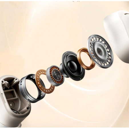 Słuchawki Lenovo EA200 białe / Słuchawki Lenovo EA200 TWS Bezprzewodowe bluetooth 5.4 Słuchawka 10mm