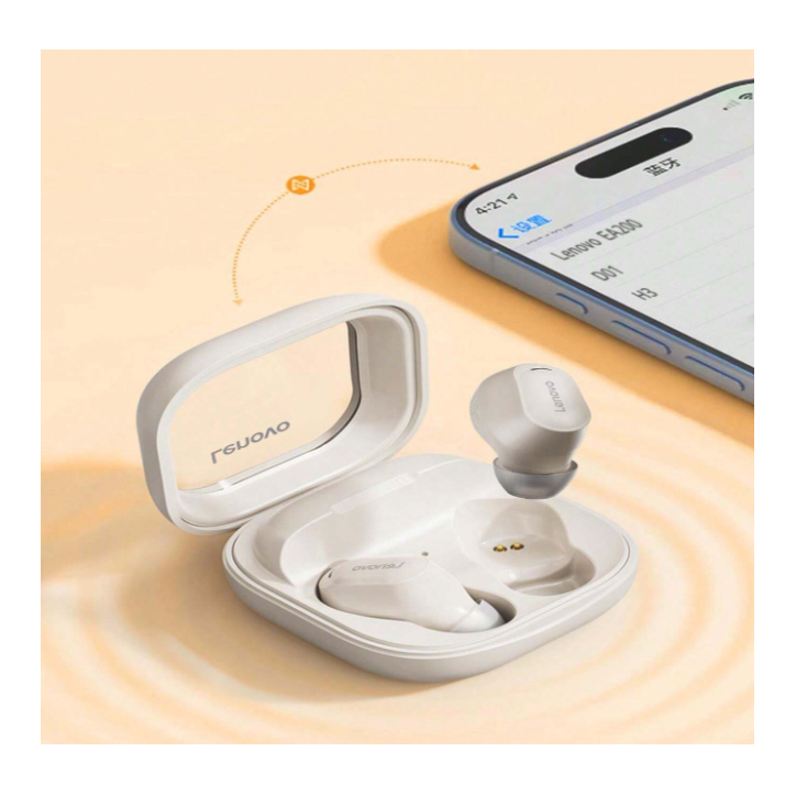 Słuchawki Lenovo EA200 białe / Słuchawki Lenovo EA200 TWS Bezprzewodowe bluetooth 5.4 Słuchawka 10mm Słuchawki Lenovo EA200 białe / Słuchawki Lenovo EA200 TWS Bezprzewodowe bluetooth 5.4 Słuchawka 10mm