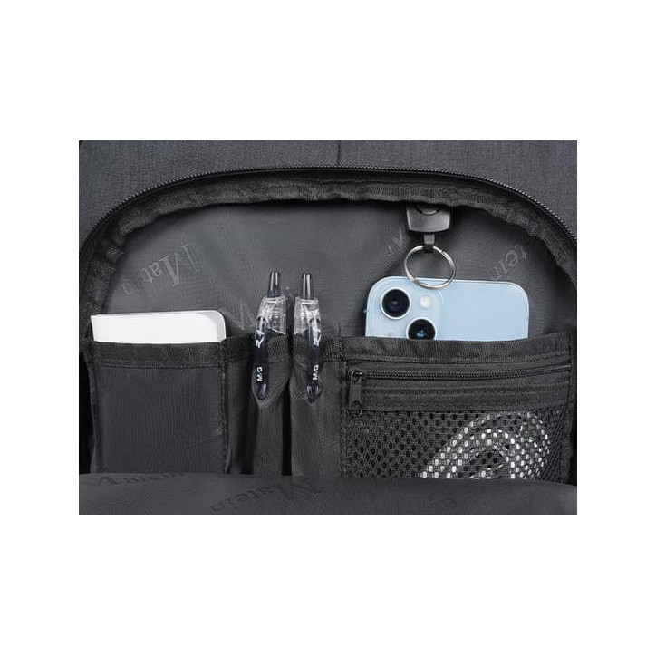 Plecak na laptopa Matein Antykradzieżowy P142500BLK 17.3" czarny Plecak na laptopa Matein Antykradzieżowy P142500BLK 17.3" czarny