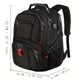 Plecak podróżny YOREPEK, bardzo duże plecaki na laptopa 17.3"