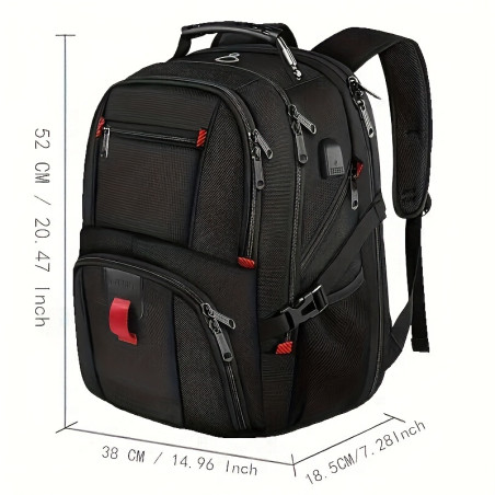 Plecak podróżny YOREPEK, bardzo duże plecaki na laptopa 17.3"