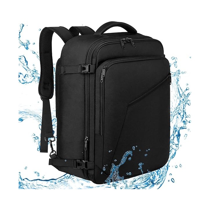 MATEIN Plecak miejski szkolny biznesowy podróżny pojemny USB czarny 115900BLK MATEIN Plecak miejski szkolny biznesowy podróżny pojemny USB czarny 115900BLK