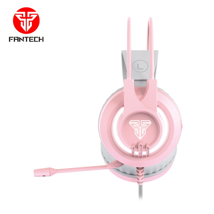 FANTECH Słuchawki HG20 CHIEF GAMING MIKROFON RGB Różowe