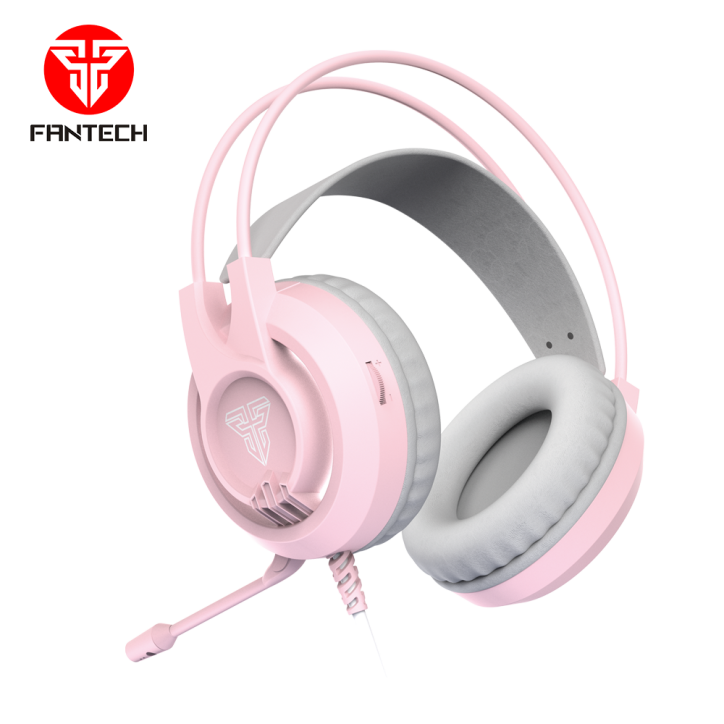 FANTECH Słuchawki HG20 CHIEF GAMING MIKROFON RGB Różowe