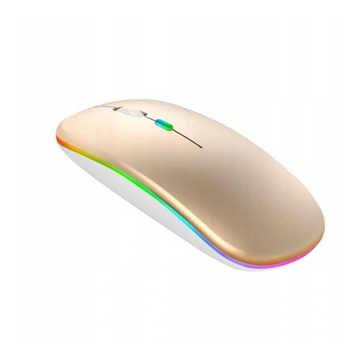 MYSZ GO HIGHER STONE LEKKA BEZPRZEWODOWA RGB Złota