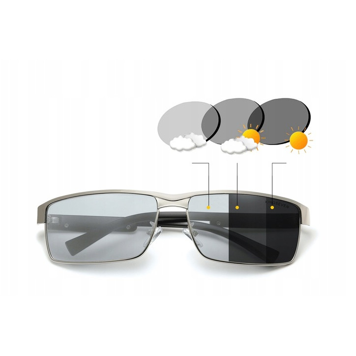 Okulary Kingseven N7756 srebrne Okulary Kingseven N7756 srebrne