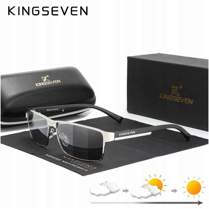 Okulary Kingseven N7756 srebrne Okulary Kingseven N7756 srebrne
