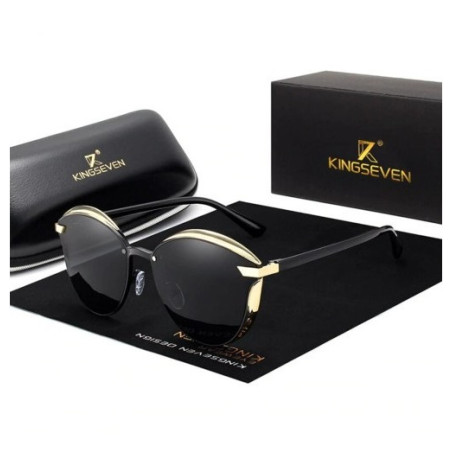 Okulary Kingseven N7824 złoty / czarny