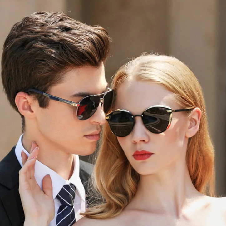 Okulary Kingseven N7824 złoty / czarny Okulary Kingseven N7824 złoty / czarny