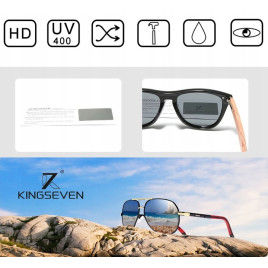 Okulary Kingseven N725 czarny
