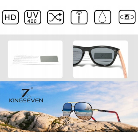 Okulary Kingseven N725 czarny