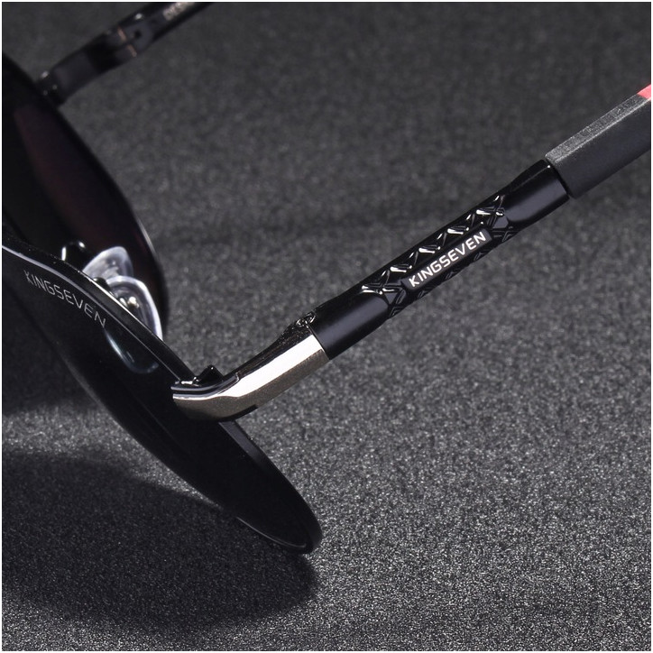 Okulary Kingseven N725  złoty / czarny