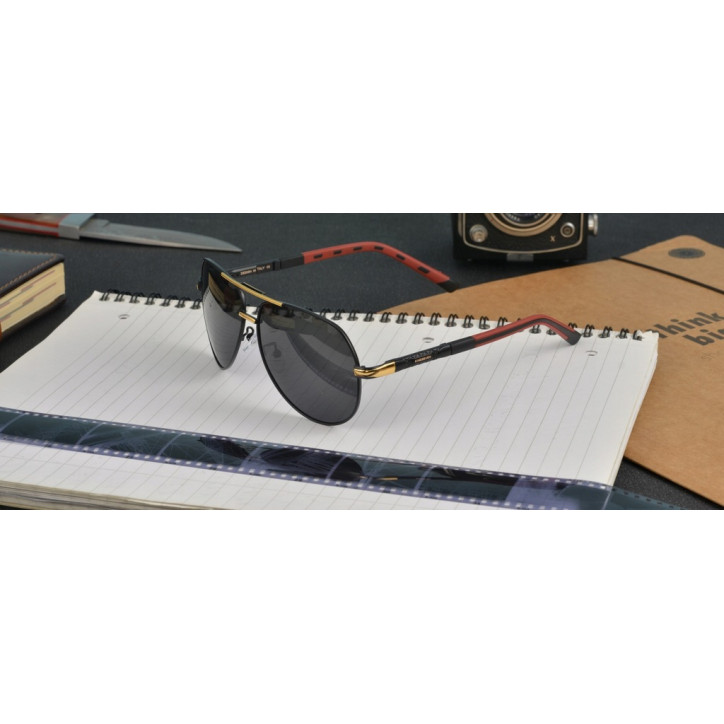 Okulary Kingseven N725  złoty / czarny