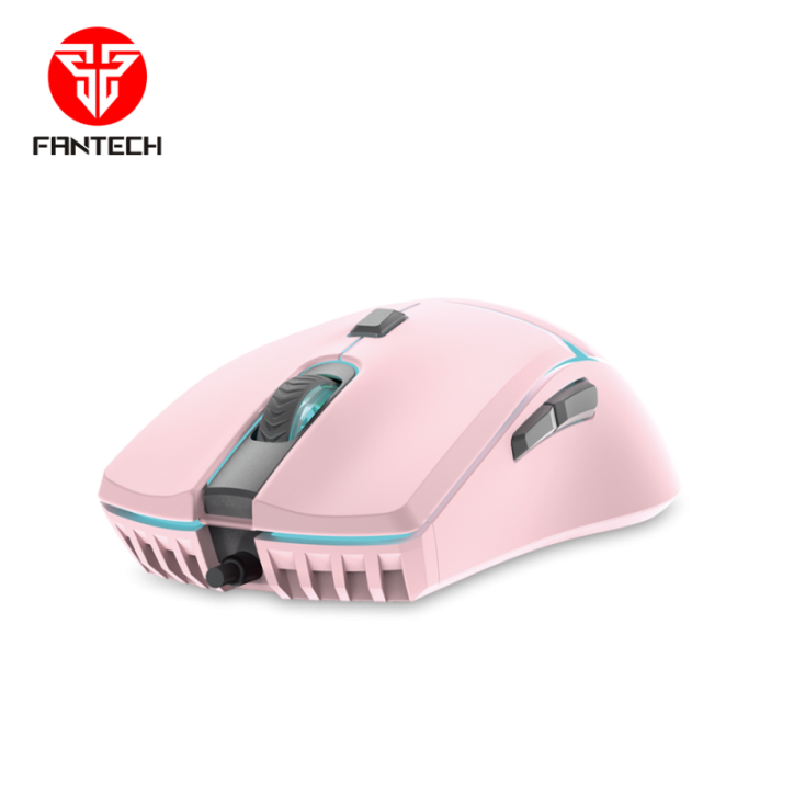 FANTECH Mysz dla Graczy CRYPTO VX7 8000 Różowa