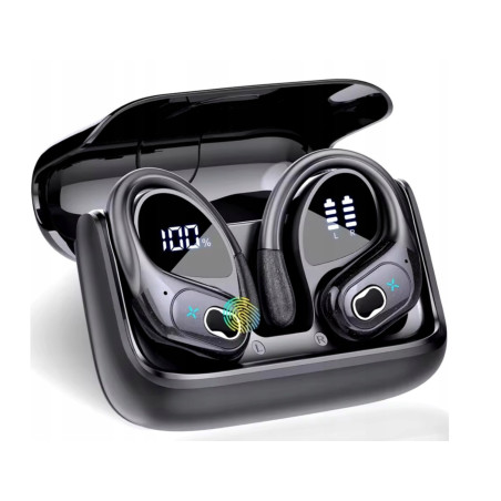 SŁUCHAWKI BEZPRZEWODOWE BLUETOOTH 5.3 DOKANAŁOWE SPORTOWE BASS HD 65