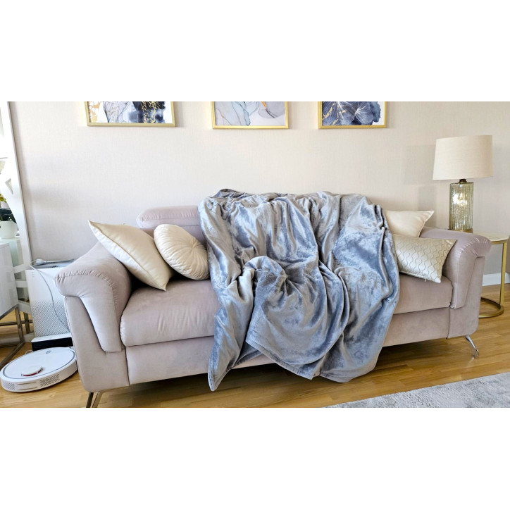 Koc elektryczny CoverSmile OB09201 180x160 cm / Koc Elektryczny Duży Miękki 180x160cm Mata Grzewcza 160w Pilot Timer