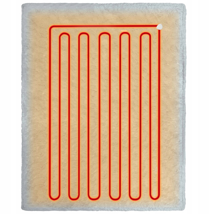 Duży Koc Elektryczny CoverSmile OB09201 180x160 cm 160W Gruby Dwuosobowy