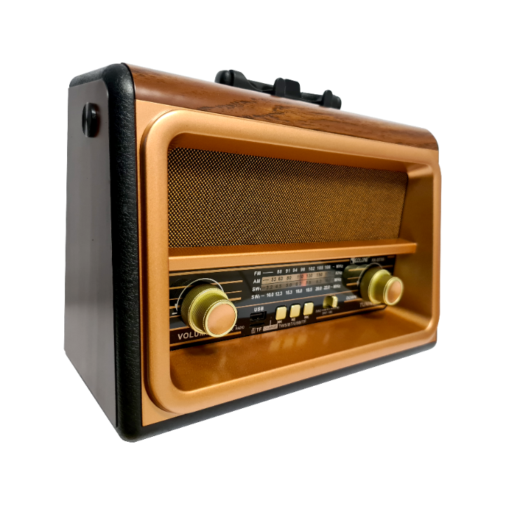 Radio Vintage FM akumulatorowe z Bluetooth USB