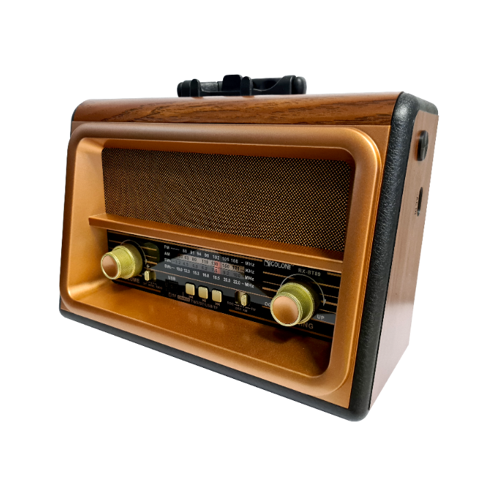 Radio Vintage FM akumulatorowe z Bluetooth USB