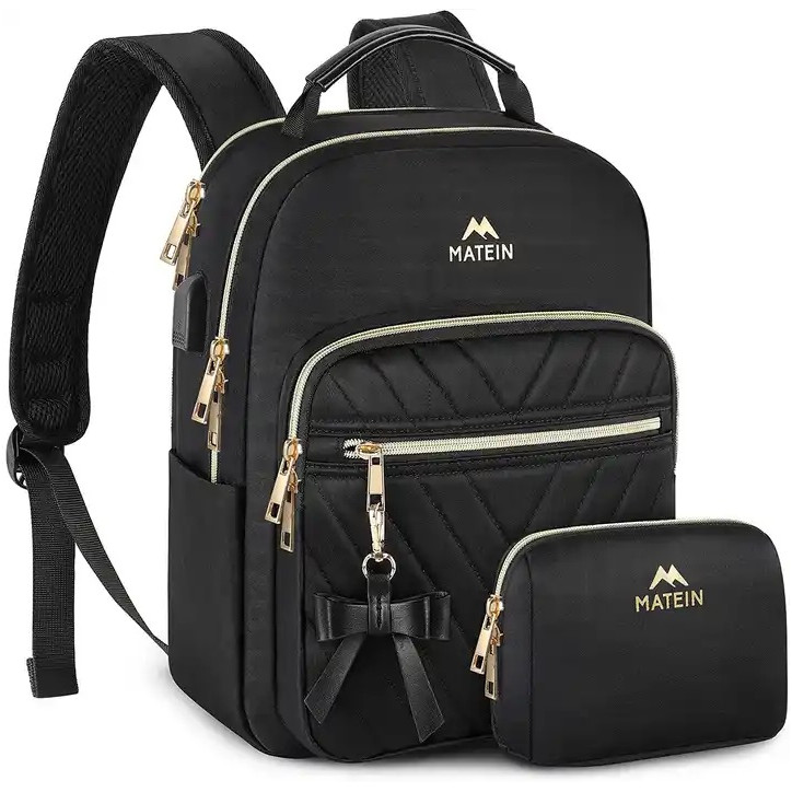 Plecak damski młodzieżowy Matein 20L czarny wodoodporny SZKOLNY STUDENCKI / Matein Plecak Szkolny młodzieżowy-damski P1342-BK Plecak damski młodzieżowy Matein 20L czarny wodoodporny SZKOLNY STUDENCKI / Matein Plecak Szkolny młodzieżowy-damski P1342-BK