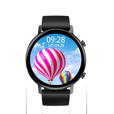 SMARTWATCH DAMSKI CIŚNIENIOMIERZ J.POLSKI Zegarek Czarny DT96