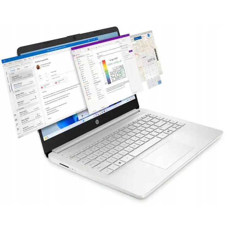 Limitowany WYDAJNY Laptop HP 14 N150 16G 256G Srebrny W11 Limitowany WYDAJNY Laptop HP 14 N150 16G 256G Srebrny W11