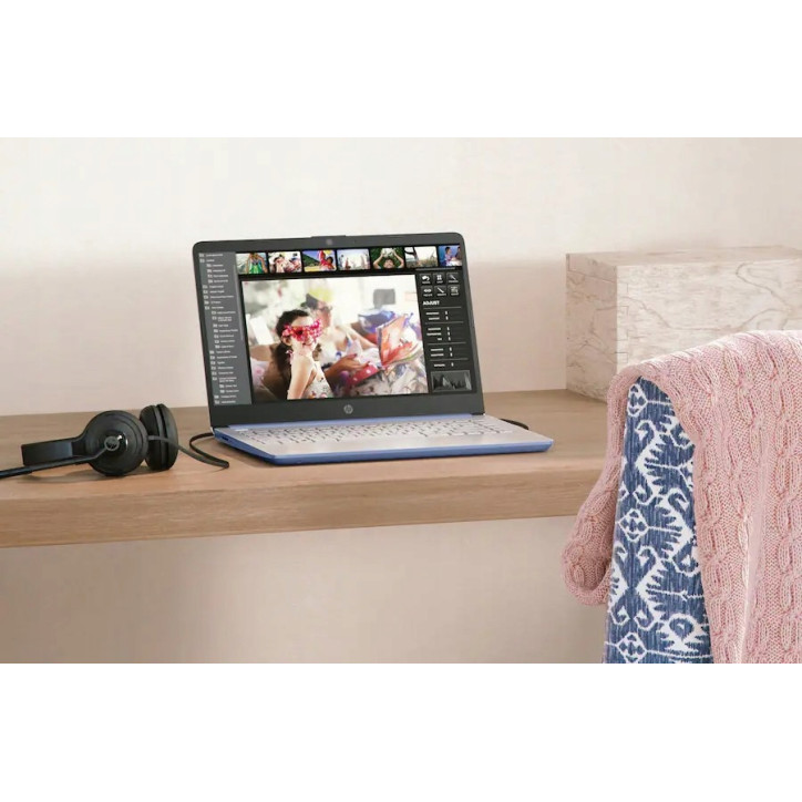 Limitowany WYDAJNY Laptop HP 14 N150 4G 256G Niebieski Blue SKY W11