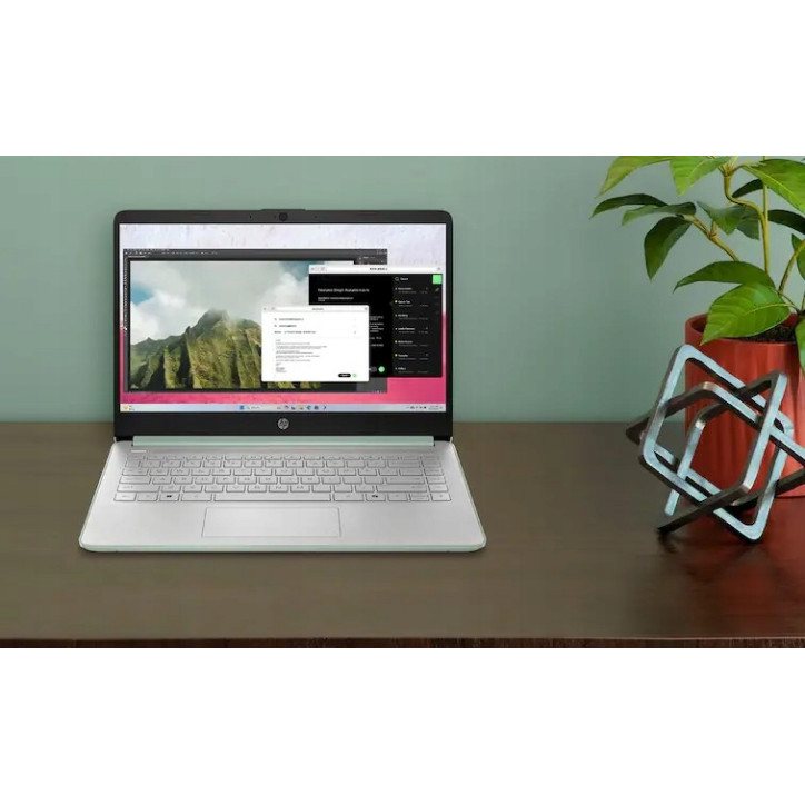 Limitowany WYDAJNY Laptop HP 14 N150 8G 256G Zielony W11 Limitowany WYDAJNY Laptop HP 14 N150 8G 256G Zielony W11