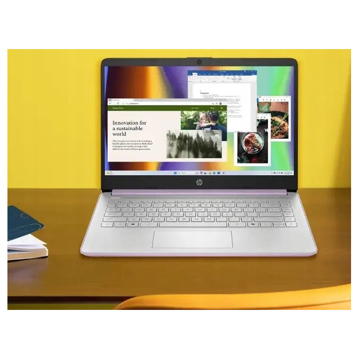 Limitowany WYDAJNY Laptop HP 14 N150 8G 256G Honey Lavender W11