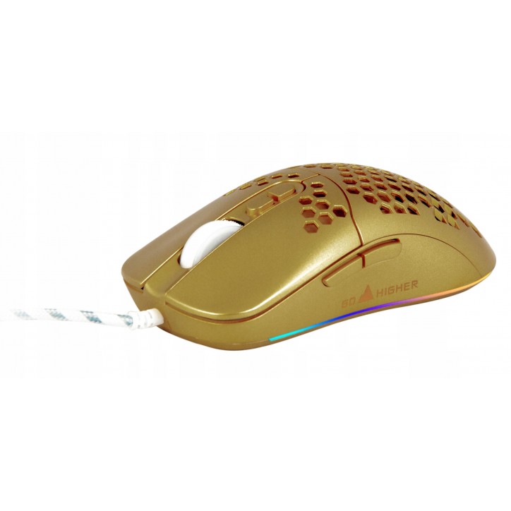 Mysz Gamingowa Go Higher J900 Gold lekka Mysz Gamingowa Go Higher J900 Gold lekka