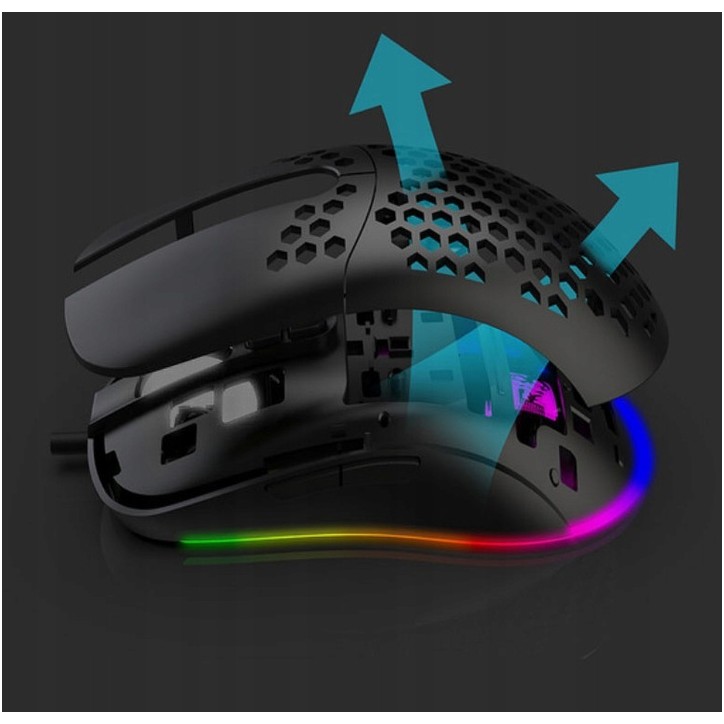 Mysz Gamingowa Go Higher J900 Black lekka Mysz Gamingowa Go Higher J900 Black lekka