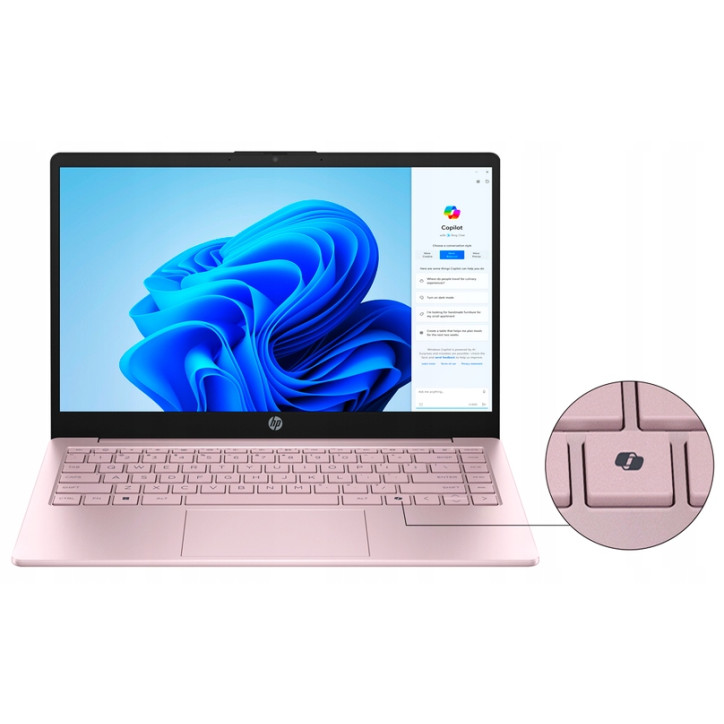 Limitowany Laptop Intel N 8GB 128GB Intel UHD Graphics HD Win 11 Różowy