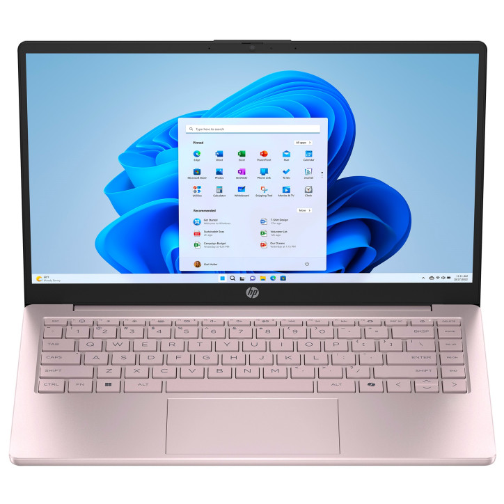 Laptop HP 14-ep Intel N 4GB 128GB UFS Intel UHD Graphics HD Win 11 Różowy Laptop HP 14-ep Intel N 4GB 128GB UFS Intel UHD Graphics HD Win 11 Różowy